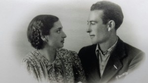 Francesco Mancini con la moglie